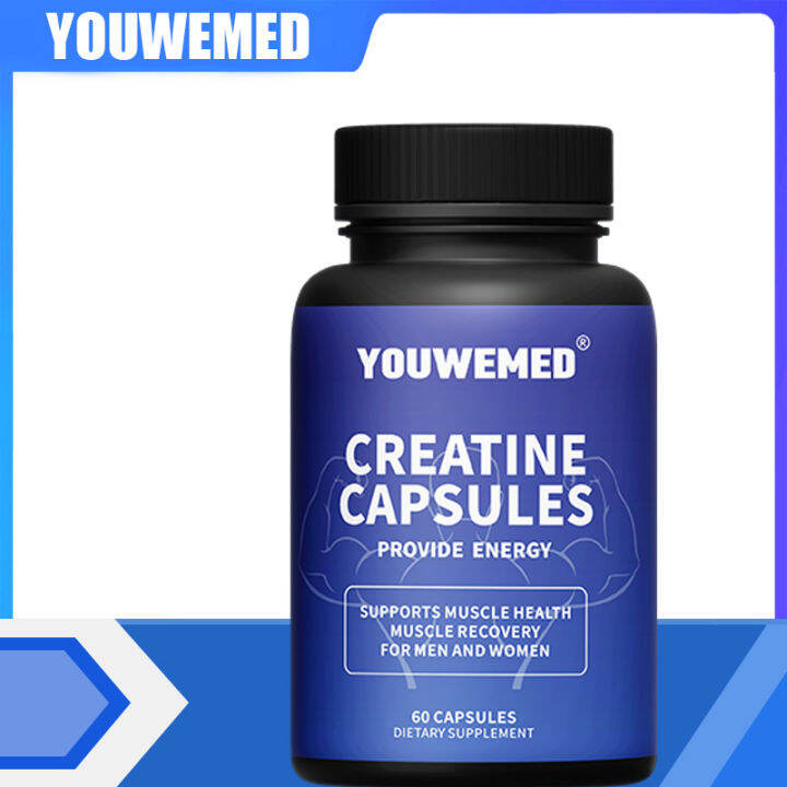 Creatine Monohydrate Capsules Micronized Creatine Monohydrate, Vegan