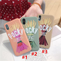 Creative Biscuit Design Pocky รูปแบบวัสดุซิลิโคนสำหรับ iPhone 14 14Pro 14Plus 14Promax 13 13Pro 13Promax 12 12Pro 12Promax 11 11Promax X XS XR XSmax 7Plus 8Plus 6 6S 6Plus 6Splus 7 8 SE 2020