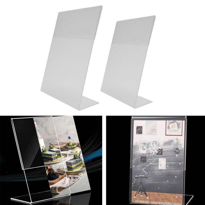 Display Stand Transparent Acrylic Display Stand Desk Display Card Stand