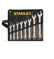 ชุดประแจแหวนข้าง ปากตาย 8 ชิ้น STANLEY รุ่น STMT80940-8  + ซองผ้าสีดำ