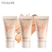 FOCALLURE รองพื้นแบบไร้ตำหนิควบคุมความมันน้ำหนักเบาแต่งหน้าฐานธรรมชาติกันน้ำแมทลบเลือนรูขุมขน