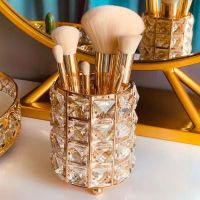 【YD】 Luxury Glitter Makeup Organizer Storage Cup Cylinder Holder