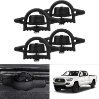 Cleats for Toyota Tacoma 2005-2021 Tundra- 2007-2021 Tie Down Bed Cleat for Deck Rail System Truck Bed Rail Accessories