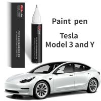 hot【DT】 Suitable for Tesla model 3 and Y white paint touch-up pen Roadster accessories car boss wheel Hub repair