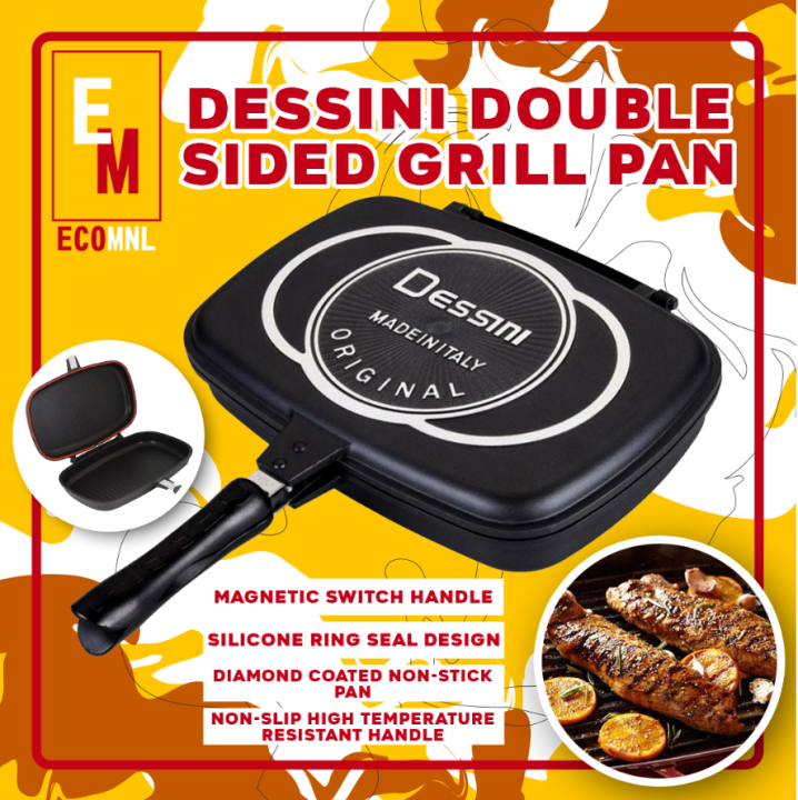 Double Grill Frying Pan, Double Sided Pan, Baking Tray