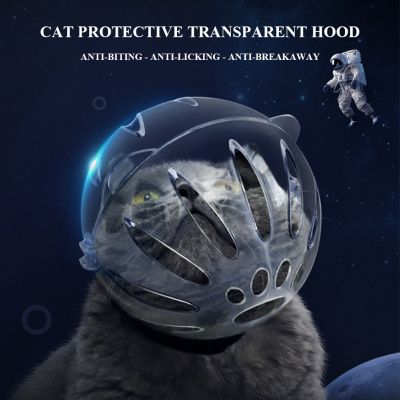 【hot】™  Cover Anti-scratch Cats Transparent Helmet Anti-Licking Vent Holes Breathable for Aggressive
