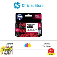 ตลับหมึกเครื่องปริ้น HP 680 Original Ink Advantage Cartridge (Tri-color/Black) | HP Deskjet 1115, 2135, 3775,3776,3777, 4675 #หมึกปริ้นเตอร์  #หมึกเครื่องปริ้น hp #หมึกปริ้น   #หมึกสี #ตลับหมึก