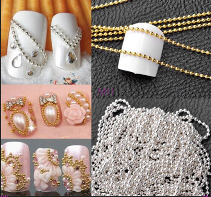 lowest-price-mh-1m-nail-art-tips-3d-สติกเกอร์โลหะ-glitter-striping-ball-ลูกปัดตกแต่งโซ่