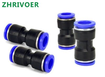 1Pcs  Hose Straight Push in Fitting Pneumatic Push to Connect Air Quick Fittings Pipe joint PU 4 6 8 10 12 14 MM Pipe Fittings Accessories