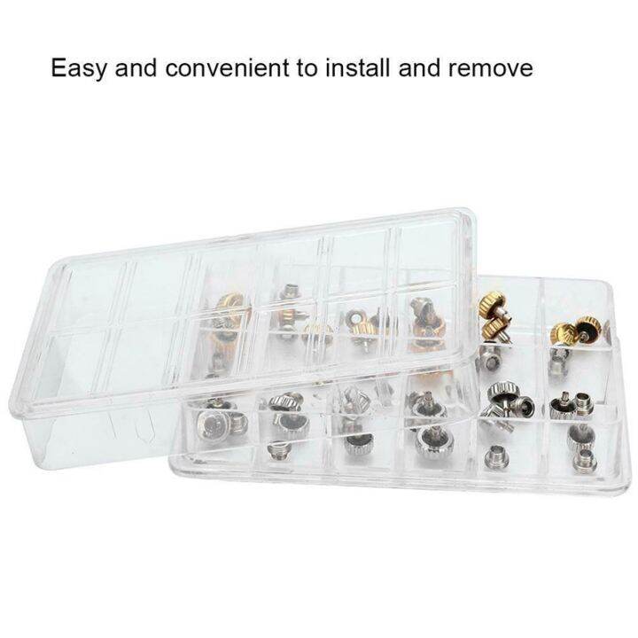 40pcs-watch-crowns-watch-waterproof-replacement-assorted-repair-tools-with-box