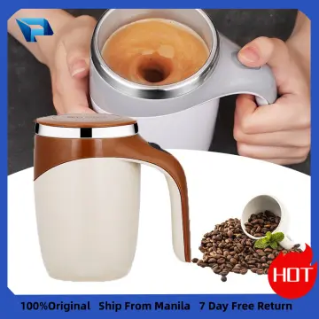 AUTO MAGNETIC MUG coffee milk mix cups 304 stainless steel tumbler Creative  electric lazy Self stirring