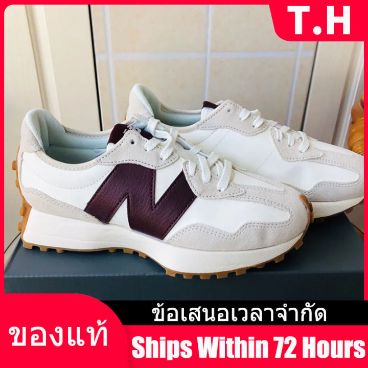 counter-genuine-รองเท้าผ้าใบผู้หญิง-new-balance-327-nb-mens-and-womens-รองเท้าวิ่ง-รองเท้าผ้าใบกีฬา-ws327ka