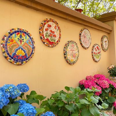 [COD] Multi-style Garden Wall Round Decoration Pendant Hanging Yard