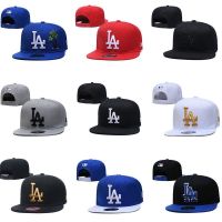 MLBˉ Summer youth sports baseball cap visor hat Los Angeles Dodgers LA team flat brim cap large size reverse hat