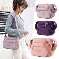 2023 New Oxford Cloth Womens Messenger Bag Canvas Bag Multi-layer Leisure Bag Large Capacity Shoulder Bag