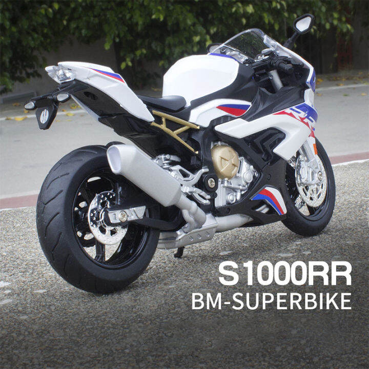 1-12-d-iecast-รถจักรยานยนต์รุ่นของเล่น-s1000rr-จำลองด้วยเสียงและแสงเด็กของขวัญของขวัญวันเกิดของขวัญคริสต์มาสคอลเลกชันจักรยาน