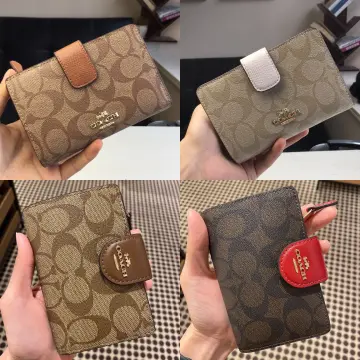 Shop COACH Monogram Print Canvas Card Wallet