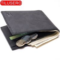 Fashion Mini Slim Wallet Mens Money Purse Coin Bag Zipper Short Men Wallet Card Holder Compact Money Purses Wallets