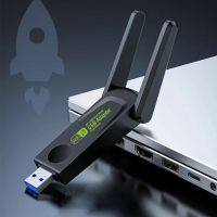 USB DHCRP การ์ดเน็ตเวิร์กไร้สาย1300M เครื่องอุปกรณ์เชื่อมต่อกับ Wifi ตัวรับสัญญาณ WiFi ฟรีสำหรับพีซีแล็ปท็อปโทรศัพท์มือถือแท็บเล็ต