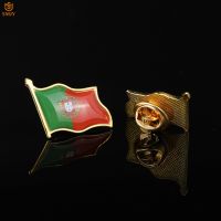 Portuguese Flag Enamel Brooch Pin Lapel Backpack/Tie Fashion Badge Pin Souvenir Gift