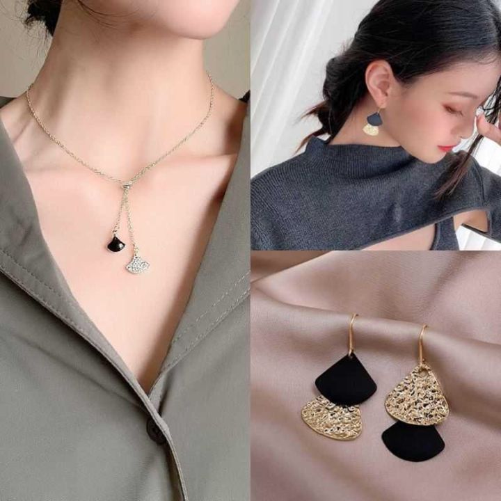 fashion-necklace-สร้อยคอเงินแท้925-พร้อมกล่อง-สร้อยคอ-เครื่องประดั-แฟชั่น-จี้ทรงเปลือกหอย-สีทอง-เหมาะกับการให้ของขวัญ