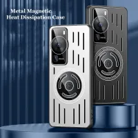 Metal Magnetic Aromatherapy Heat Dissipation PC Case For Huawei P60 P50 P50E P40 Pro Full Cover Lens Film Protector Magsafing Wireless Charging Bumper Shell Cover