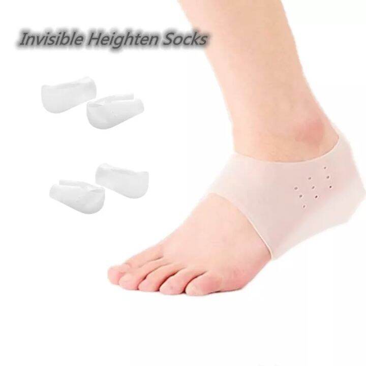 2-5-cm-height-invisible-heighten-socks-silicone-height-increase-sock-heel-lift-gel-insole-shoe-insert-foot-care