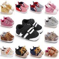 【hot】！ Newborn Baby Boys Shoes Pre-Walker Soft Sole Pram Spring/Autumn Canvas Sneakers Bebes Trainers