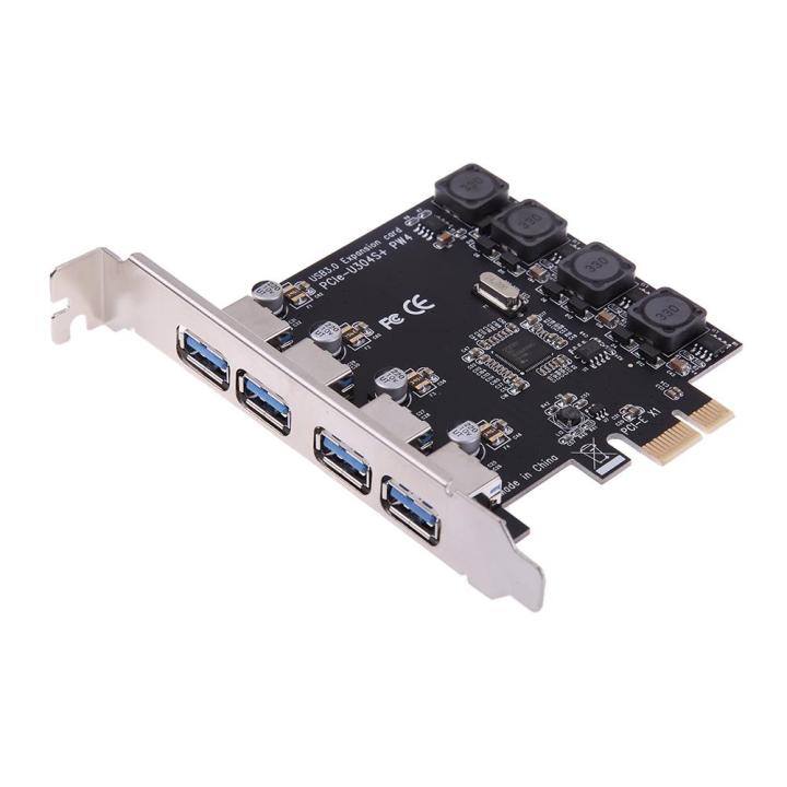 usb-การ์ด-pcie-5gbps-super-speed-nec-ชิปเซ็ต4พอร์ต-usb-3-0ถึง-pci-express-การ์ด-pci-e-ถึง-usb-3-0-4พอร์ต-hub-อะแดปเตอร์ควบคุมสำหรับ-descktops-pc