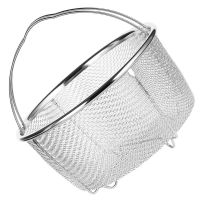 【CC】 Fruit Washing Bowl Metal Colander Drain Basket Veggie Mesh Strainer Baskets Rice