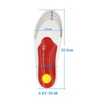 แผ่นรองในรองเท้ารักษา3D แบบโค้งสูงแผ่นเจลสำหรับรองเท้ารักษาอาการปวดแผ่นรองเท้าเพื่อสุขภาพสำหรับผู้หญิงผู้ชาย