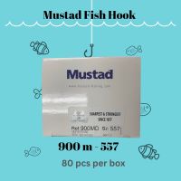 {HUYE Outdoor Store} Mustad เบ็ดตกปลา900M 80ชิ้นต่อกล่อง