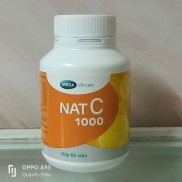 Viên uống Nat C 1000 Mega cung cấp vitamin C cho cơ thể 60 viên