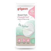 [สินค้าสมนาคุณงดจำหน่าย] Pigeon พีเจ้น แผ่นซับน้ำนม รุ่นสัมผัสนุ่ม เบาสบายผิว ขนาดทดลอง ( Breast Pad Comfy Feel) 2 ชิ้น