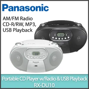 Panasonic RX-D55GC-K High Power MP3 CD / AM FM Radio Cassette