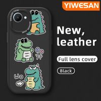 YIWESAN เคสสำหรับ Realme C30 C30s Narzo 50i Prime Case เคสการ์ตูนน่ารักบางมอนสเตอร์นุ่มหนังเคสโทรศัพท์มีลายดีไซน์ใหม่ฝาปิดด้านหลังเลนส์เต็มรูปแบบเคสป้องกันกล้องเคสกันกระแทก