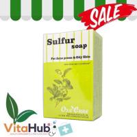 Oxe Cure Sulfur Soap For Acne Skin อ๊อกซี่ เคียว สบู่ ซัลเฟอร์ 100กรัม เหมือน Harrogate ฮาโรเกต