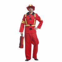 CP7 ชุดอาชีพ นักดับเพลิง ชุดนักดับเพลิง Dress for Firefighter Suit Job Career Costume Party Cosplay Fancy Outfit