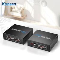 HDMI Splitter 1x2 Full HD 1080P HDMI Video Distributor 1 in 2 out Display Duplicate Amplifier for PC Laptop to Projector Monitor