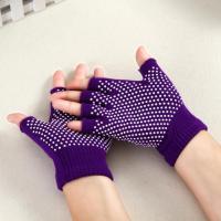 Fashion Unisex Men Women Gym Anti Slip Fingerless Knitted Cotton Warm Gloves Grip Sticky For Sport Yoga Half Finger Gloves G191