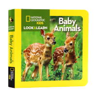 National Geographic young paper series look and learn baby animals animal baby Popular Science Encyclopedia vocabulary simple introduction National Geographic little kids