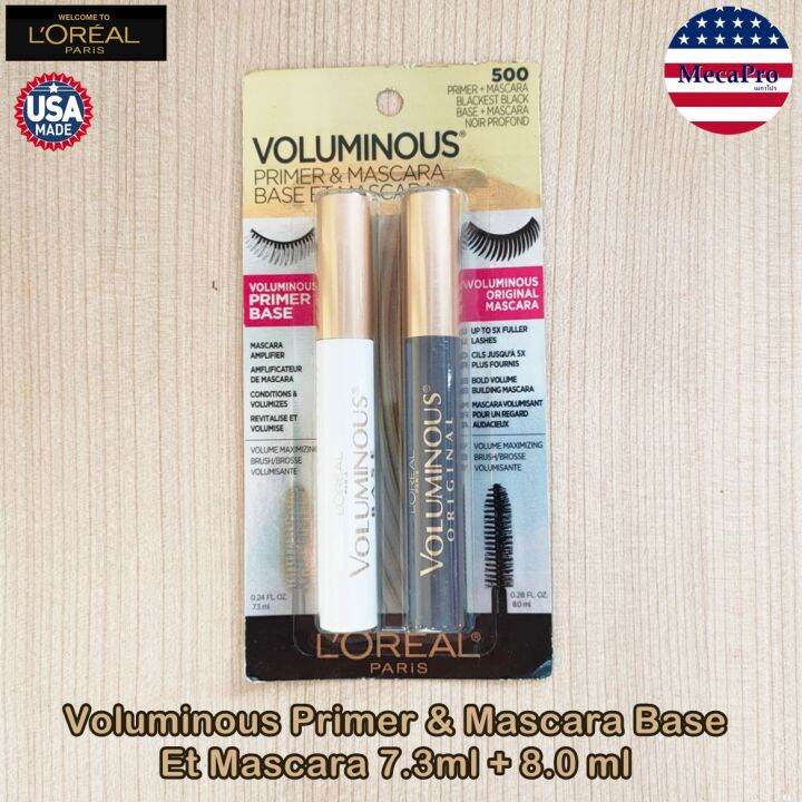 L'oreal® Voluminous Primer & Mascara Base Et Mascara 7.3ml + 8.0 ml