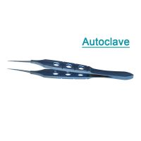 88Mm Titanium Alloy Autoclavabble Toothed Forceps Tweezers Ophthalmic Instrument 16Mm Tip