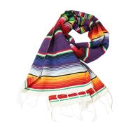 Mexican Serape Table Runners Serape Mexican Table Blanket Fringe Cotton Table Runner for Outdoor Picnics Dining Wedding Party Decorations 8 Pieces