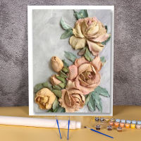 Flowers Art Rose Peony Painting By Numbers Package Acrylic Paints 40*50 Paiting By Numbers Decorative Paintings Crafts Art