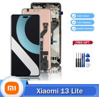 6.55 "ต้นฉบับสำหรับ Xiaomi 13 Lite ชิ้นส่วนจอสัมผัสแอลซีดีของเครื่องแปลงดิจิทัลสำหรับ Xiaomi Mi 13 Lite 13 Lite 5G อะไหล่ซ่อม LCD