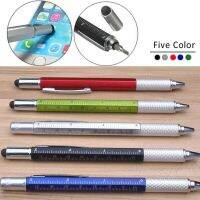 1PCS  Modern Design Handheld Tool Technology Screwdriver Ruler Ballpoint Pen Multifunction Touch The Level of Foot Pens