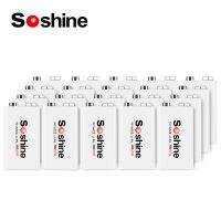 xphb22 Soshine 1/2/4/6/8/10/12/20PCs 9V 6F22 Rechargeable Battery 680mAh Li-Po Lithium Battery for Smoke Alarm Multimeter Massager Toy