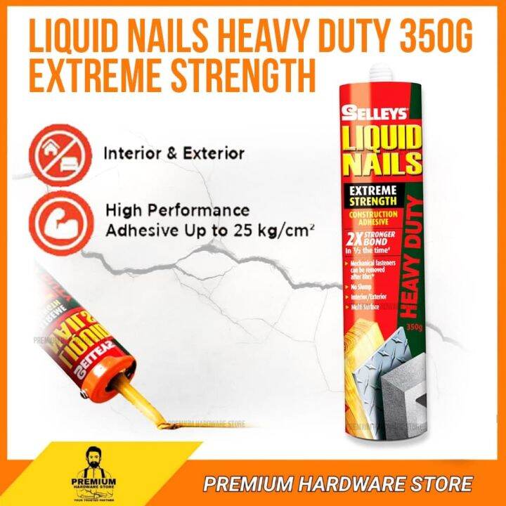 Selleys Liquid nails Extreme Strength ( Heavy Duty ) 350g Lazada