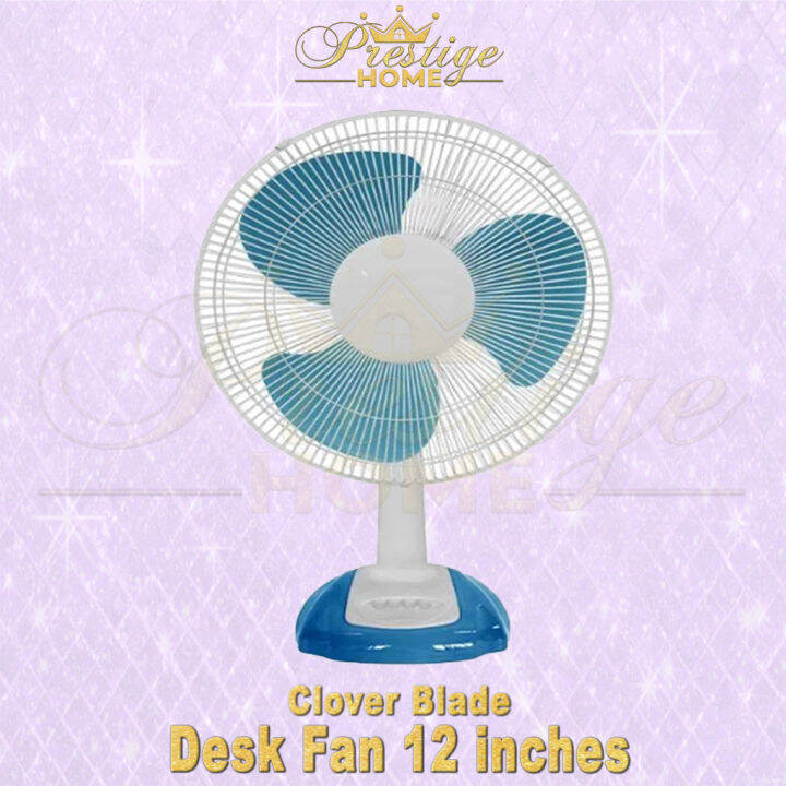 Electric Fan Desk Fan (GOLD HORSE) 12 Inch Clover Blade Lazada PH